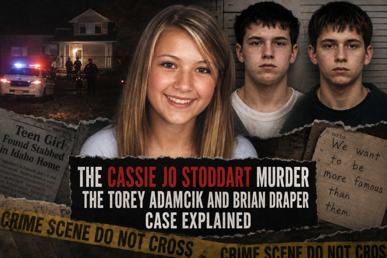 The Cassie Jo Stoddart Murder: The Torey Adamcik and Brian Draper Case Explained Cassie Jo Stoddart murder