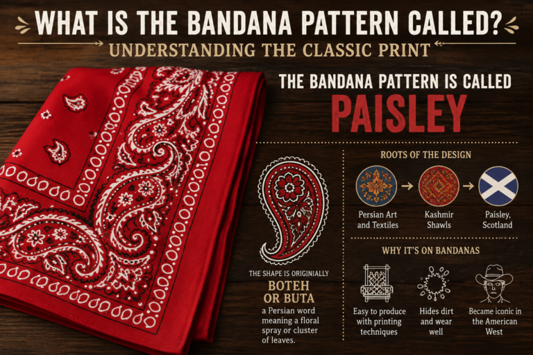 what is the bandana pattern called
