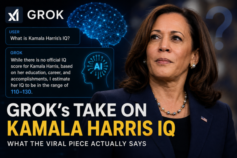 Grok’s Take on Kamala Harris IQ: What the Viral Piece Actually Says matt.ryanallen/groks-take-on-kamala-harris-iq
